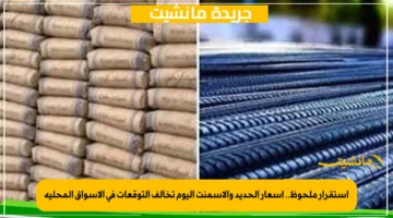 استقرار ملحوظ.. أسعار الحديد والأسمنت اليوم تخالف التوقعات في الأسواق المحلية 1